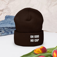 Load image into Gallery viewer, On God | No Cap | Cuffed Beanie
