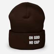 Load image into Gallery viewer, On God | No Cap | Cuffed Beanie
