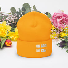 Load image into Gallery viewer, On God | No Cap | Cuffed Beanie
