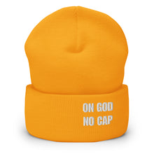 Load image into Gallery viewer, On God | No Cap | Cuffed Beanie
