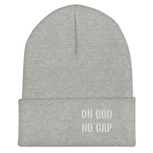 Load image into Gallery viewer, On God | No Cap | Cuffed Beanie
